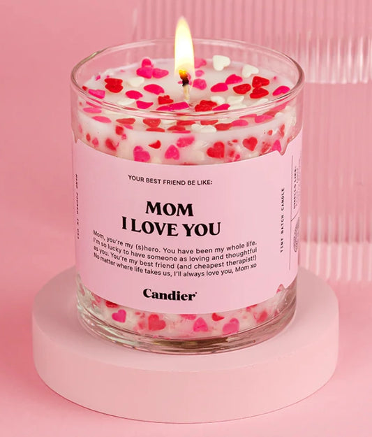 Mom, Love You Candle