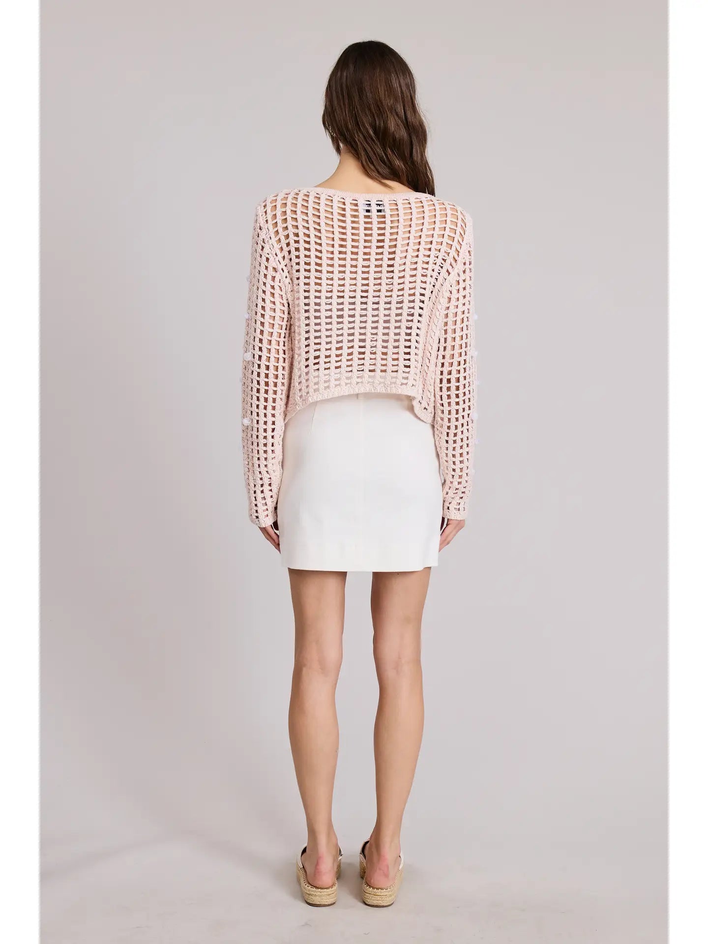 Beaded Sweater Top
