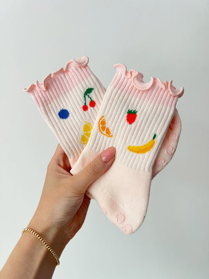Fruit Smoothie Pilates Socks