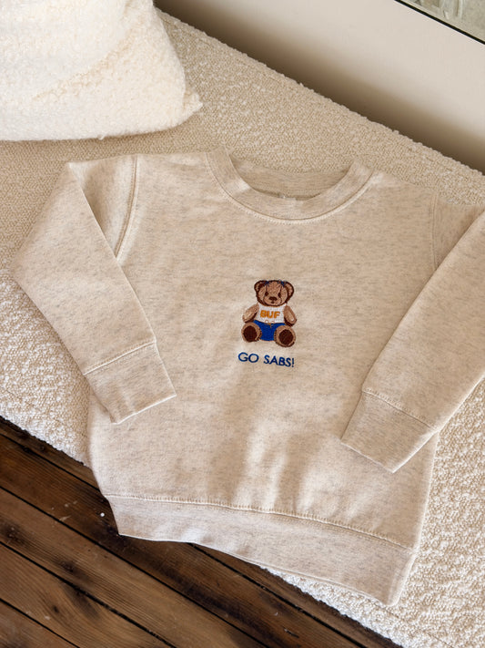 Hockey Bear Toddler Sweatshirt