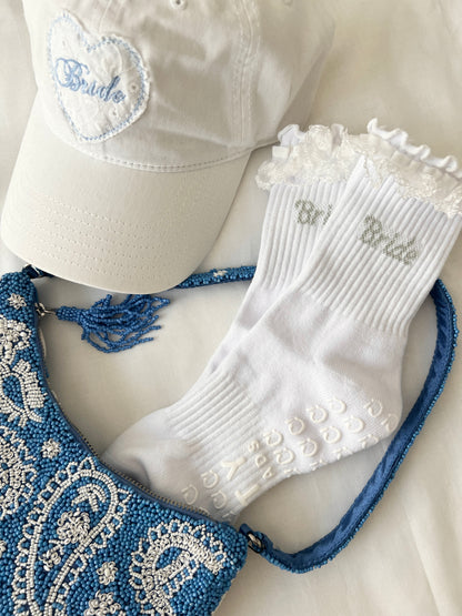 Bridal Pilates Grip Sock