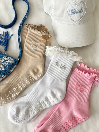 Bridal Pilates Grip Sock