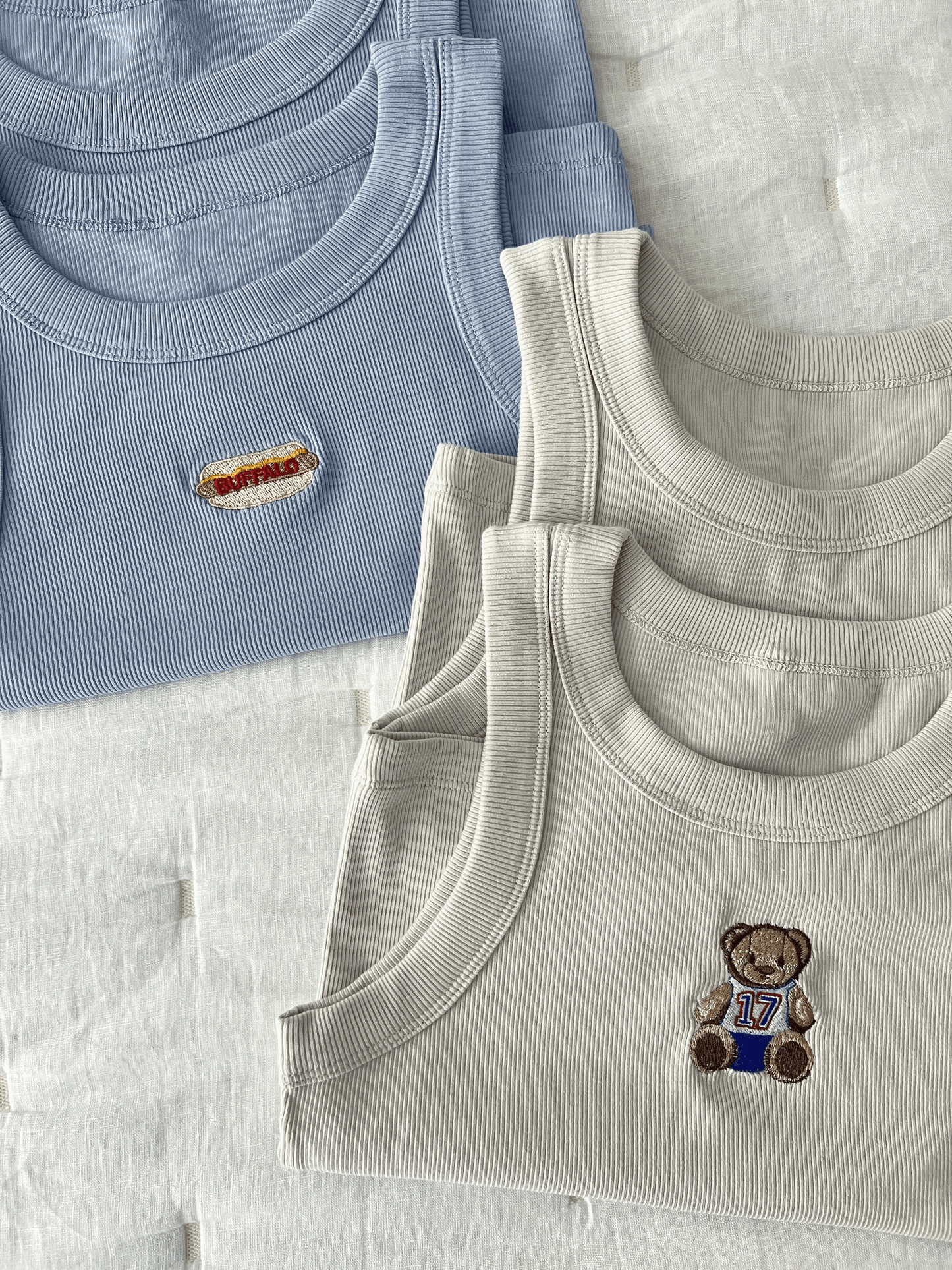 Slightly Cropped Tank (Bear & Hotdog)