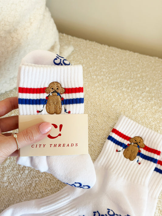 Stars and Stripes Pilates Socks