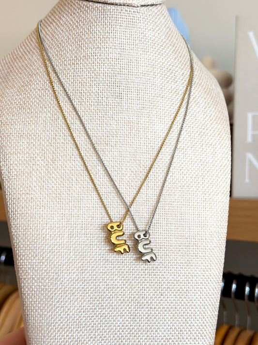 Buf Puff Necklace
