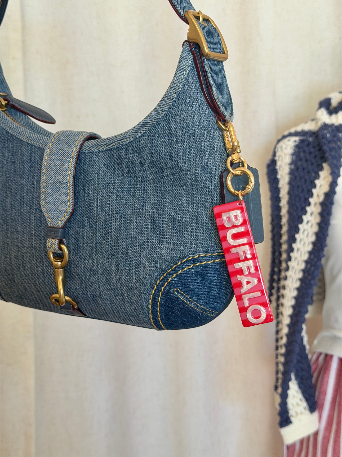 Buffalo Bag Charm