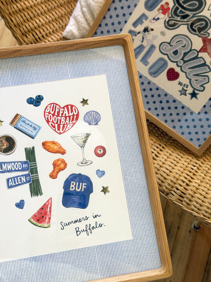 Summers in Buffalo Art Print