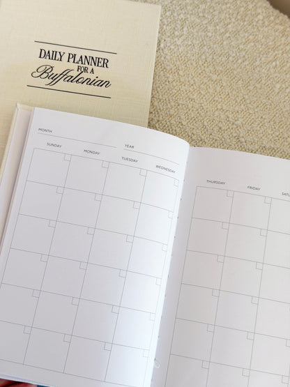 Daily Planner for a Buffalonian