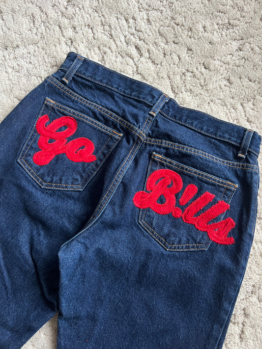 Waist:36 Inseam:28 Hip:40 Rise:10.5