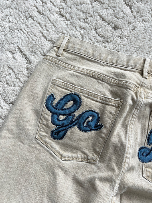 Waist:33 Inseam:29 Hip:38 Rise:10