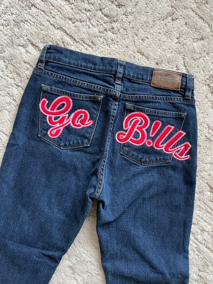 Waist:30 Inseam:25.5 Hip:35 Rise:9.5