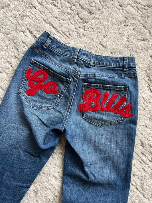 Waist:28 Inseam:27 Hip:34 Rise:9