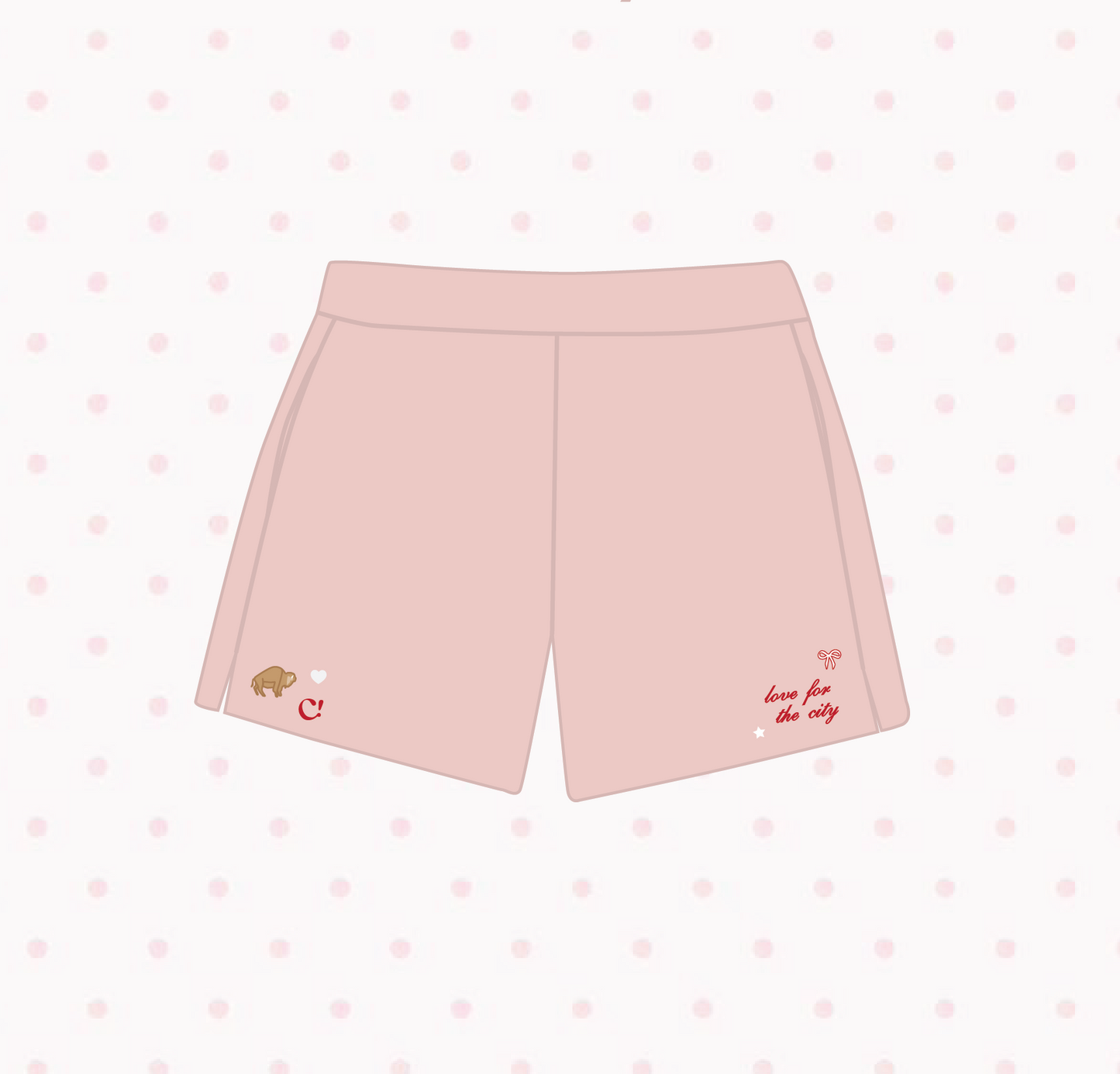 Blush Pink Shorts